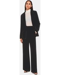 Whistles - Full Length Velvet Trouser - Lyst