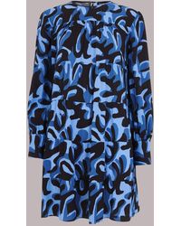 Whistles - Foliage Print Tiered Dress - Lyst