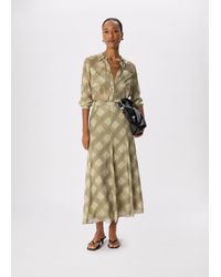 Whistles - Check Midi Skirt - Lyst