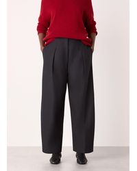 Whistles - Pleat Front Barrel Trouser - Lyst