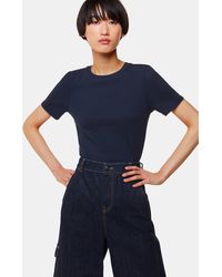 Whistles - Ultimate Rib Crew Neck T-shirt - Lyst