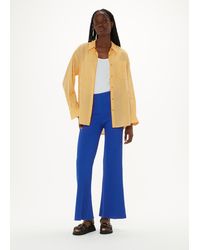 Whistles - Knitted Kick Flare Trouser - Lyst