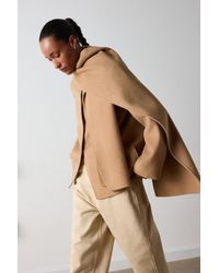 Whistles - Double Faced Scarf Coat - Lyst