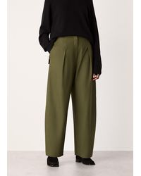 Whistles - Pleat Front Barrel Trouser - Lyst
