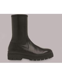 Whistles - Knole Sock Chunky Chelsea Boot - Lyst