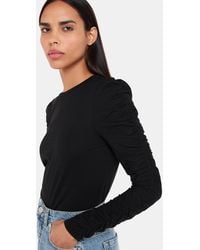 Whistles - Ruched Sleeve Top - Lyst