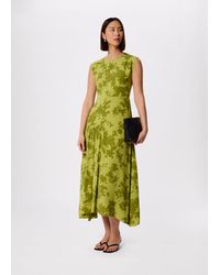 Whistles - Petite Floral Asymmetric Dress - Lyst