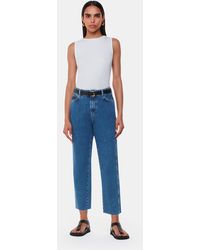 Whistles - Authentic Slim Frayed Jean - Lyst