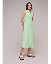 Whistles - Vertical Stack Shirt Dress - Lyst