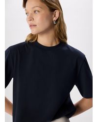 Whistles - Cotton Crew Neck T-Shirt - Lyst