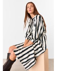 Whistles - Hazy Stripe Mabel Dress - Lyst