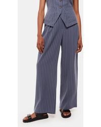 Whistles - Petite Lottie Pinstripe Trouser - Lyst