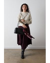 Whistles - Petite Wool Blend Pleated Kilt Skirt - Lyst