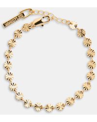 Whistles - Textured Circle Chain Bracelet - Lyst