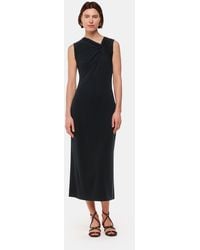 Whistles - Saoirse Twist Jersey Dress - Lyst