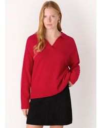 Whistles - Wool Collar Neck Knit - Lyst