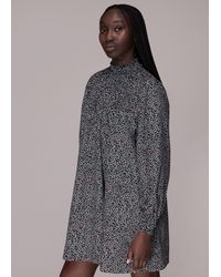 Whistles - Micro Bud Pintuck Dress - Lyst