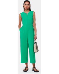 Whistles - Josie Zip Front Jumpsuit - Lyst