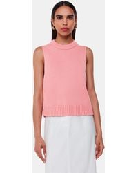 Whistles - Indie Rib Detail Tank - Lyst