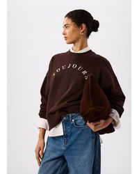 Whistles - Toujours Relaxed Cotton Sweat - Lyst