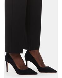Whistles - Corie Suede Heeled Pump - Lyst