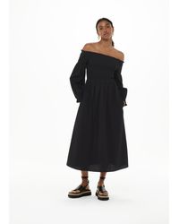 Whistles - Clara Bardot Poplin Dress - Lyst