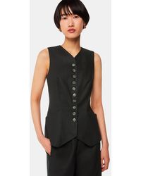 Whistles - Lindsey Linen Blend Waistcoat - Lyst