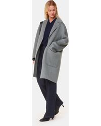 Whistles - Cassie Double Face Pocket Coat - Lyst