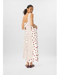 Whistles - Jacquard Spot Scarf Back Dress - Lyst