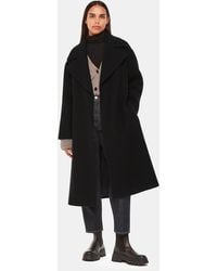 Whistles - Lorna Wrap Wool Coat - Lyst