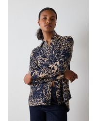 Whistles - Patchwork Leopard Print Shirt - Lyst