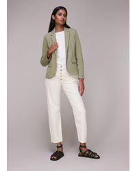 Whistles - Slim Fit Jersey Jacket - Lyst