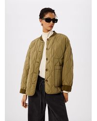 Whistles - Reversible Quilted Coat - Lyst