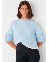 Whistles - Aria Wool Mix Crew Knit - Lyst