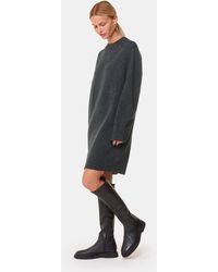 Whistles - Ava Round Neck Knitted Dress - Lyst