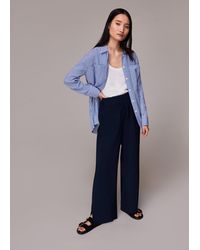 Whistles - Nicola Full Length Trouser - Lyst