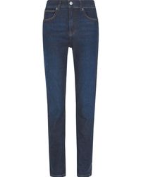 whistles dark wash skinny jeans