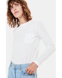 Whistles - Crew Neck Pocket Top - Lyst