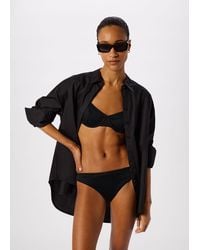 Whistles - Ribbed Basic Bikini Bottom - Lyst