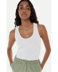 Whistles - Ultimate Ribbed Scoop Vest - Lyst