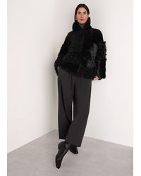 Whistles - Hema Shearling Coat - Lyst