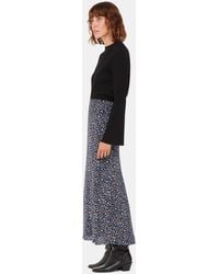 Whistles - Painted Garden Bias Cut Skirt - Lyst