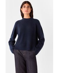 Whistles - Wool Mix Side Split Knit - Lyst