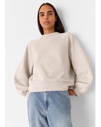 Whistles - Gathered Full Sleeve Sweat - Lyst