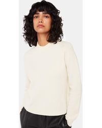 Whistles - Wool Textured Crew Neck Knit - Lyst