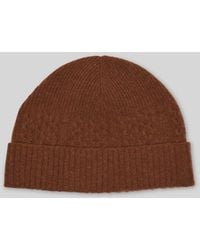Whistles - Cable Knit Beanie Hat - Lyst