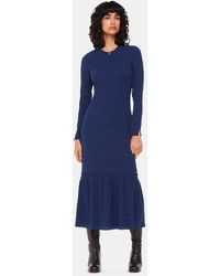 Whistles - Mila Textured Dress - Lyst