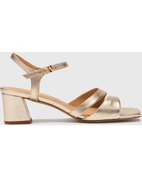 Whistles - Cutout Block Heel Sandal - Lyst