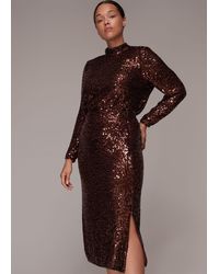 Whistles - Sequin Column Skirt - Lyst