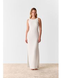Whistles - Tie Back Maxi Dress - Lyst